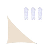 Vela de Sombramento Triangular para Jardim Exterior Impermeável e Anti-UV, Tamanho: 4m x 4m x 5.7m, 4m x 4m x 5.7m
