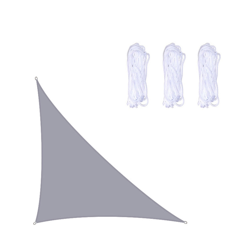 Vela de Sombramento Triangular para Jardim Exterior Impermeável e Anti-UV, Tamanho: 4m x 4m x 5.7m, 4m x 4m x 5.7m