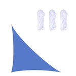 Vela de Sombramento Triangular para Jardim Exterior Impermeável e Anti-UV, Tamanho: 4m x 4m x 5.7m, 4m x 4m x 5.7m
