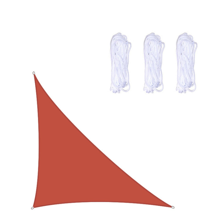 Vela de Sombramento Triangular para Jardim Exterior Impermeável e Anti-UV, Tamanho: 4m x 4m x 5.7m, 4m x 4m x 5.7m