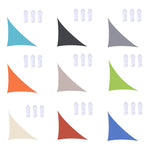 Vela de Sombramento Triangular para Jardim Exterior Impermeável e Anti-UV, Tamanho: 4m x 4m x 5.7m, 4m x 4m x 5.7m