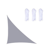 Vela de Sombramento Triangular para Jardim Exterior Impermeável e Anti-UV, Tamanho: 5m x 5m x 7.1m, 5m x 5m x 7.1m