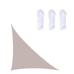 Vela de Sombramento Triangular para Jardim Exterior Impermeável e Anti-UV, Tamanho: 5m x 5m x 7.1m, 5m x 5m x 7.1m