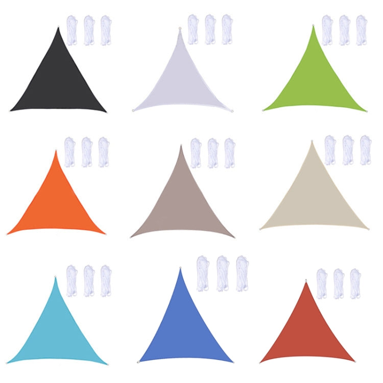 Vela de Sombra Triangular para Jardim Exterior Impermeável e Anti-UV, Tamanho: 3.6m x 3.6m x 3.6m, 3.6m x 3.6m x 3.6m