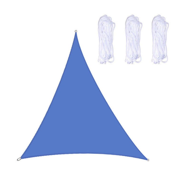 Vela de Sombra Triangular para Jardim Exterior Impermeável e Anti-UV, Tamanho: 6m x 6m x 6m, 6m x 6m x 6m