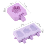 Molde Caseiro de Silicone para Gelados em Forma de Desenho Animado Infantil, Grande Fruta