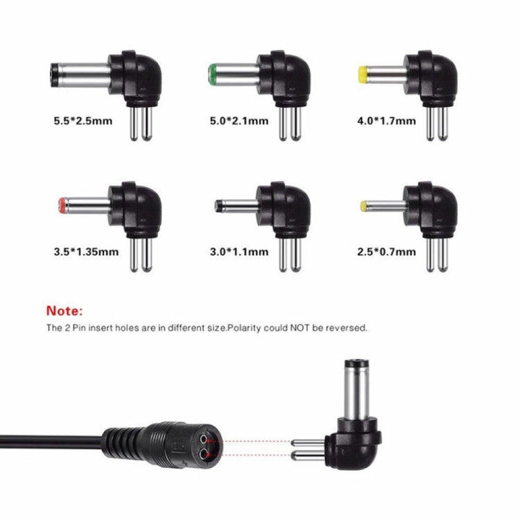 Fonte de alimentação regulada ajustável C5 3-12V 12W com adaptador multifunções e pontas DC, ficha US, ficha UK, ficha EU