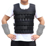 Colete Desportivo com Tiras de Peso para Pernas e Braços Equipamento de Treino de Fitness, Especificação: Colete 1kg, Colete 3kg, Colete 5kg, Colete 10kg, Colete 15kg, Fato 10kg, Fato 15kg