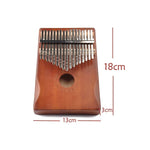 Kalimba Piano de Polegar de 17 Tons para Iniciantes, Castanho, Kit Castanho, Amarelo, Kit Amarelo, Madeira, Kit Madeira, Preto, Kit Preto