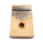 Kalimba Piano de Polegar de 17 Tons para Iniciantes, Castanho, Kit Castanho, Amarelo, Kit Amarelo, Madeira, Kit Madeira, Preto, Kit Preto