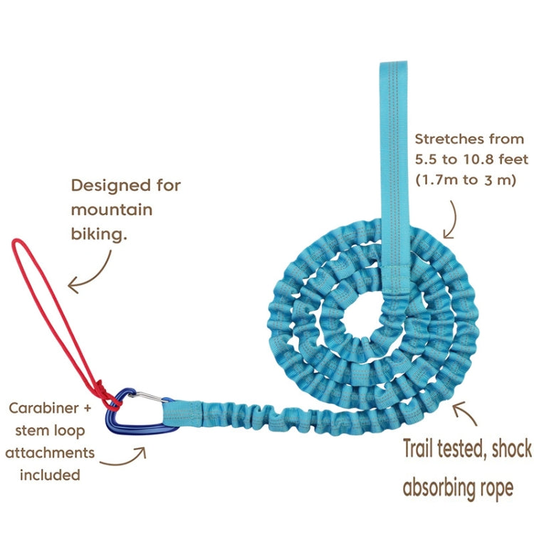 Corda de Reboque para Bicicleta ZXCQYS-L, Corda de Reboque Portátil para Bicicleta de Montanha Pai e Filho, Corda de Reboque ZXCQYS-L
