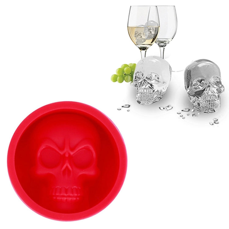 Caixa de Gelo de Cozinha de Silicone Grau Alimentar Molde Criativo de Gelo em Forma de Caveira, Bola de Gelo para Whisky, Forma de Pata de Gato (Vermelho), Forma de Caveira (Azul), Forma de Caveira (Verde), Forma de Caveira (Laranja)
