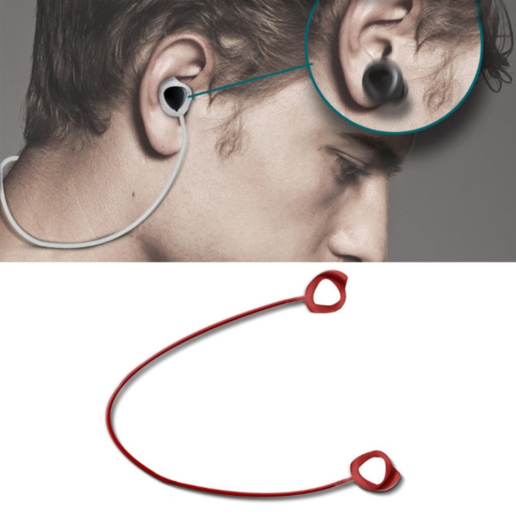 3 PCS Fita Anti-Perda de Silicone para Auriculares Bluetooth Desportivos para Samsung GALAXY Buds 1 / 2, Preto, Branco, Vermelho, Azul