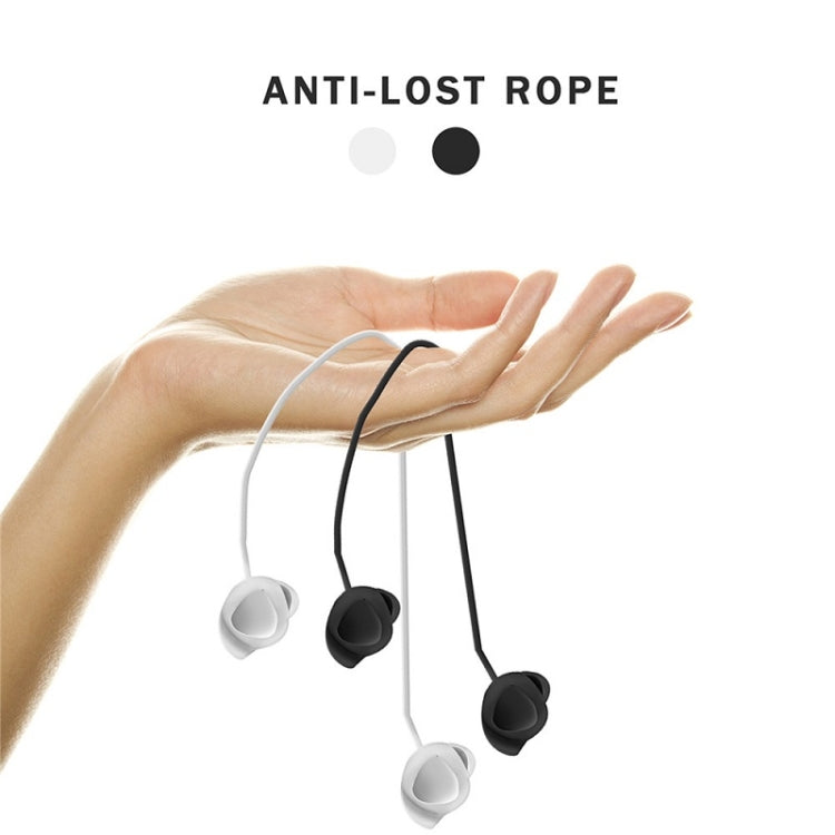 3 PCS Fita Anti-Perda de Silicone para Auriculares Bluetooth Desportivos para Samsung GALAXY Buds 1 / 2, Preto, Branco, Vermelho, Azul