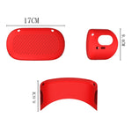 Capa Protetora de Silicone para Óculos VR, Resistente à Água, Poeira e Quedas para Meta Quest, Preto, Branco, Vermelho, Verde Luminoso