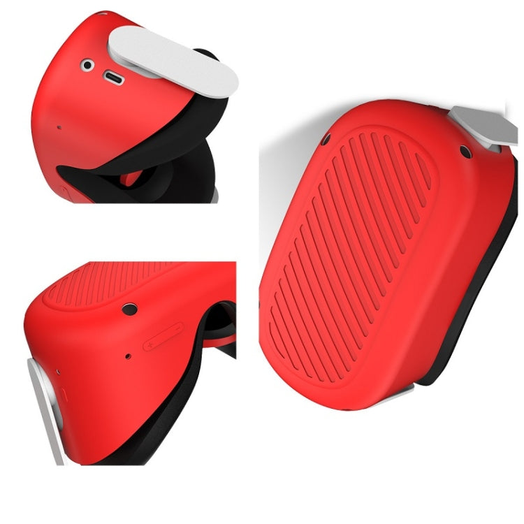 Capa Protetora de Silicone para Óculos VR, Resistente à Água, Poeira e Quedas para Meta Quest, Preto, Branco, Vermelho, Verde Luminoso
