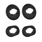 2 Conjuntos de Tampões de Silicone para Auriculares Bluetooth para Samsung Galaxy Buds Live, Preto-2 Pares, Vermelho-2 Pares, Castanho-2 Pares, Branco-2 Pares