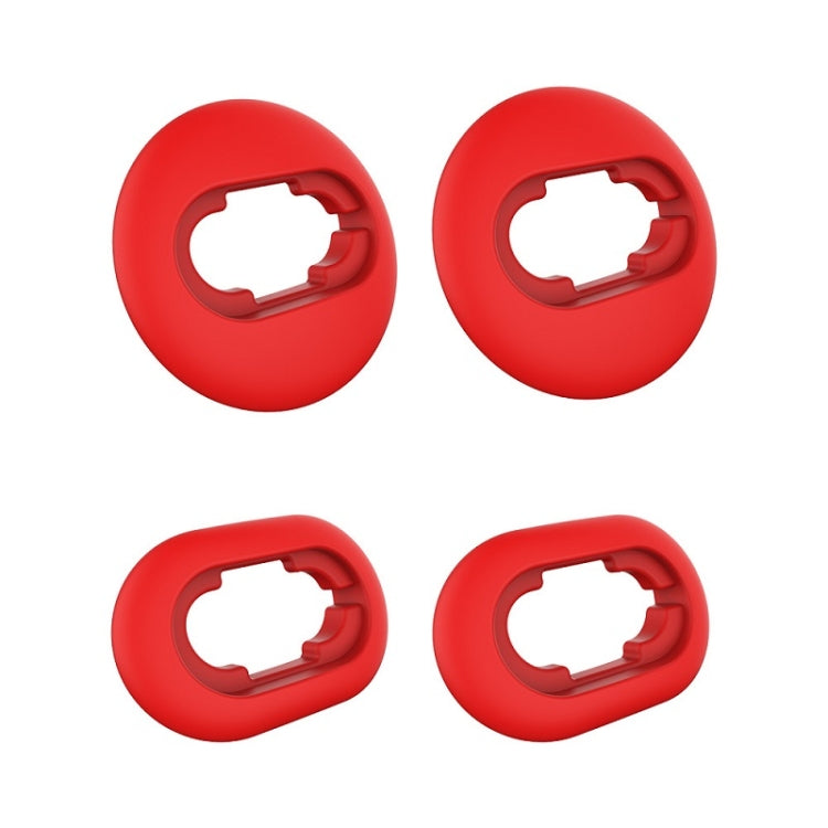 2 Conjuntos de Tampões de Silicone para Auriculares Bluetooth para Samsung Galaxy Buds Live, Preto-2 Pares, Vermelho-2 Pares, Castanho-2 Pares, Branco-2 Pares