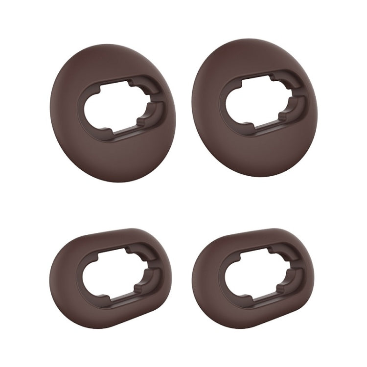 2 Conjuntos de Tampões de Silicone para Auriculares Bluetooth para Samsung Galaxy Buds Live, Preto-2 Pares, Vermelho-2 Pares, Castanho-2 Pares, Branco-2 Pares