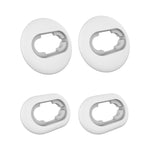 2 Conjuntos de Tampões de Silicone para Auriculares Bluetooth para Samsung Galaxy Buds Live, Preto-2 Pares, Vermelho-2 Pares, Castanho-2 Pares, Branco-2 Pares