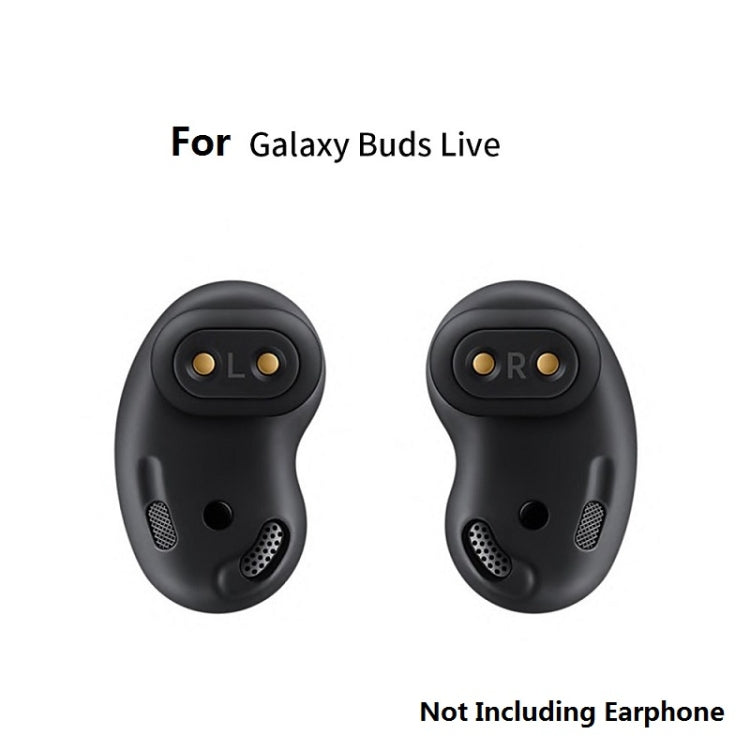2 Conjuntos de Tampões de Silicone para Auriculares Bluetooth para Samsung Galaxy Buds Live, Preto-2 Pares, Vermelho-2 Pares, Castanho-2 Pares, Branco-2 Pares