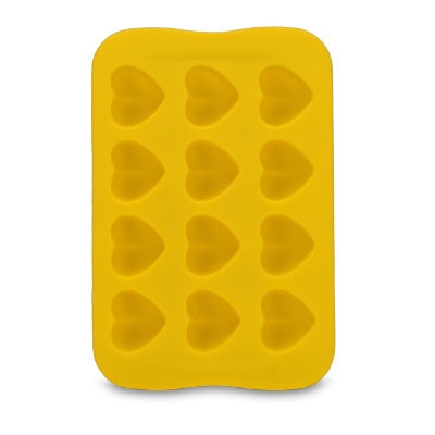 Molde de Silicone para Chocolate Criativo em Formas Geométricas para Cubos de Gelo e Decoração de Bolos, Redondo, Quadrado, Coração, Estrela