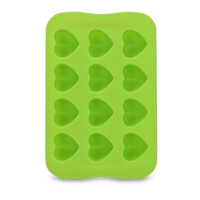 Molde de Silicone para Chocolate Criativo em Formas Geométricas para Cubos de Gelo e Decoração de Bolos, Redondo, Quadrado, Coração, Estrela