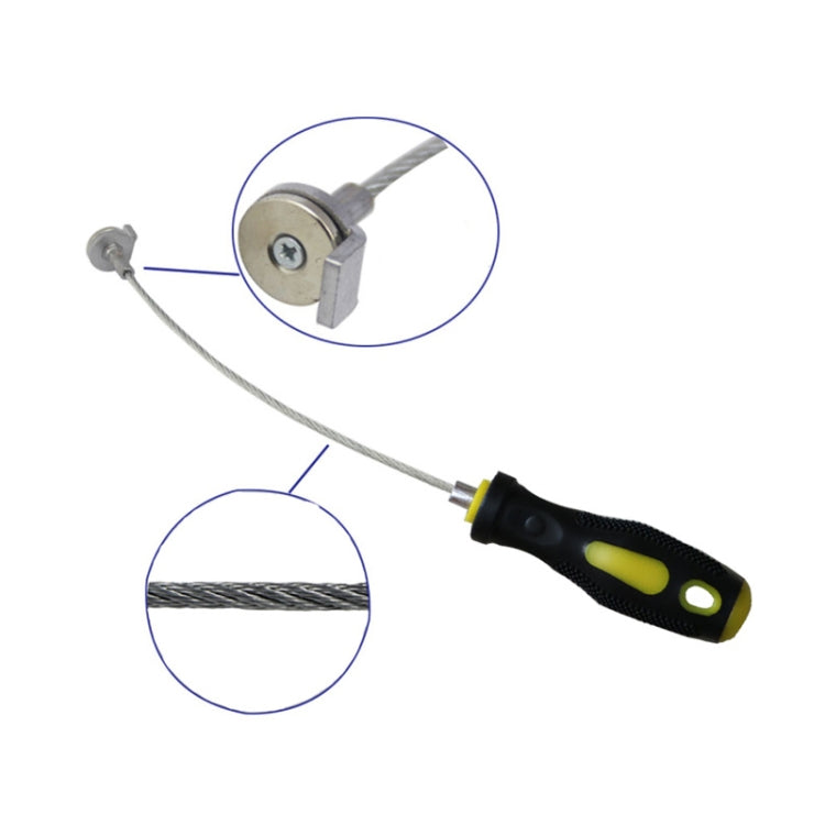 2 PCS Gearbox Oil Bottom Screw Disassembly Tool Magnetic Suction Wrench Auto Repair Tool, Magnetic Suction Wrench