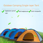 T015 Tenda de Camping ao Ar Livre de Camada Única para Camping e Praia, Entrega de Cor Aleatória, Para 2 Pessoas, 3-4 Pessoas