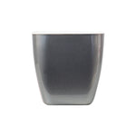 Vaso de flor de plástico colorido imitação metal com armazenamento de água, Vaso médio G109, Vaso pequeno G105