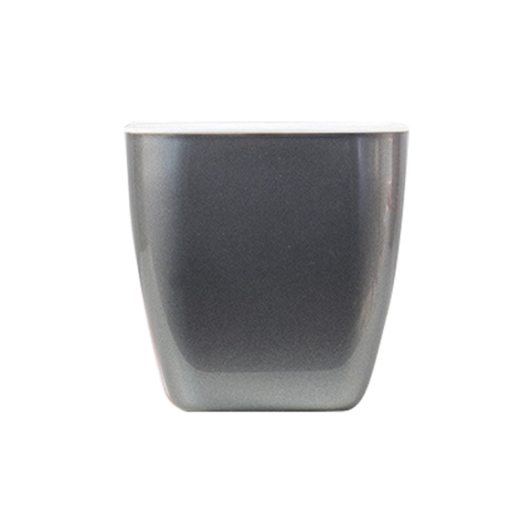 Vaso de flor de plástico colorido imitação metal com armazenamento de água, Vaso médio G109, Vaso pequeno G105