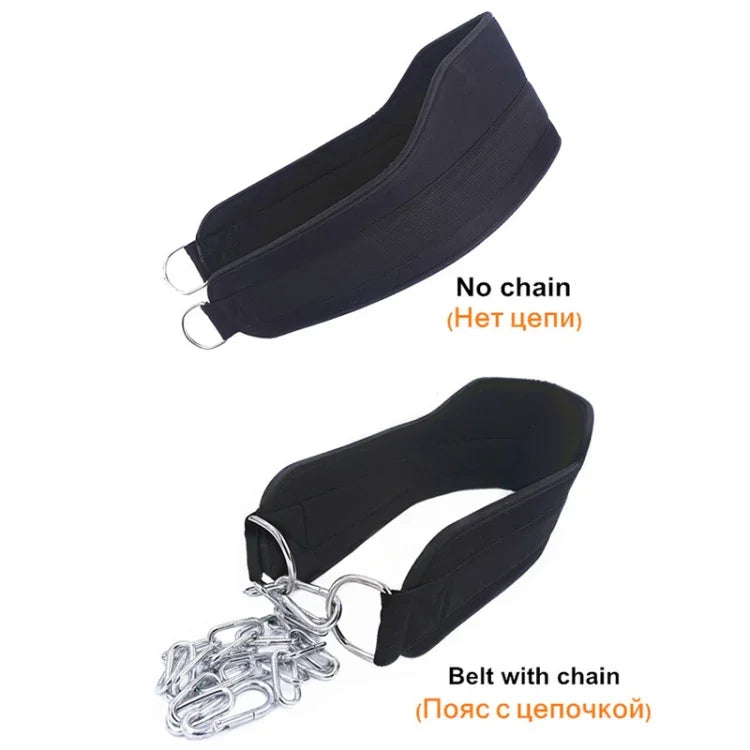 Cinto de peso para treino de força corporal com argolas duplas para pull-ups, peso suportado: 150kg, cinto de peso