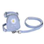 ZiChen Corda de Tração para Gato Mochila Bordada para Pequenos Animais, S, M, L
