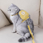 ZiChen Corda de Tração para Gato Mochila Bordada para Pequenos Animais, S, M, L