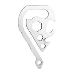 Gadget EDC para Exterior, Ferramenta de Emergência Multifuncional com Clipe para Chaves, Ferramenta de Emergência EDC