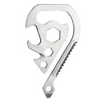 Gadget EDC para Exterior, Ferramenta de Emergência Multifuncional com Clipe para Chaves, Ferramenta de Emergência EDC