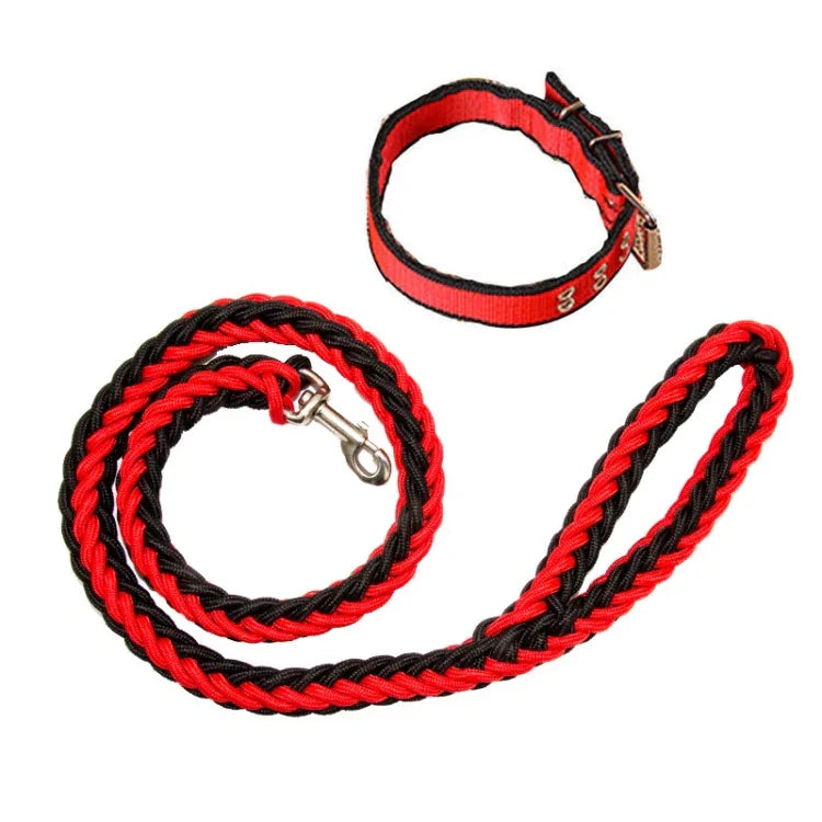 Trela para Cão Cinto Trançado Trela Anti-Explosão para Animais, Tamanho:, M, L, XL
