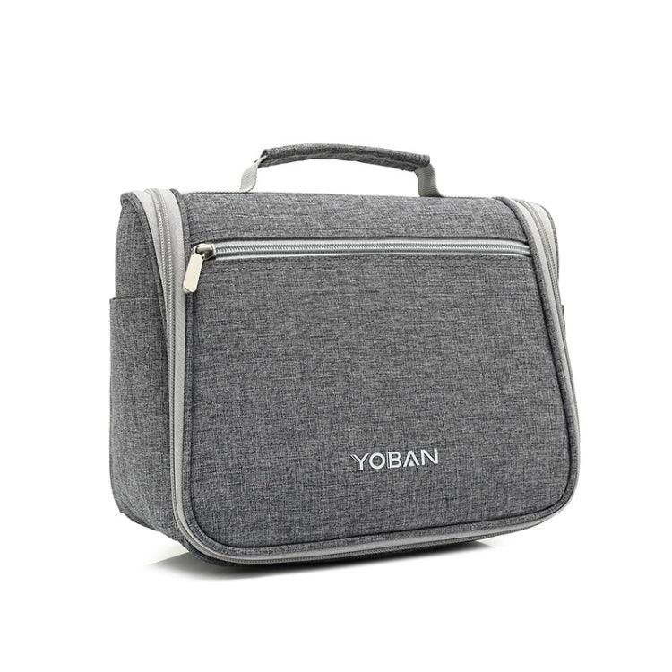 Saco de Armazenamento de Lavagem Multifuncional de Grande Capacidade para Viagem ao Ar Livre YOBAN, Saco de Cosméticos Impermeável Suspenso, Cinzento, Vermelho Rosa, Azul Água do Mar