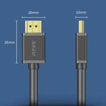 Cabo HDMI 4K de Alta Definição para Projetor Jasoz Núcleo de Cobre Livre de Oxigénio, Comprimento do Cabo:, 0,5m, 1m, 1,5m, 2m, 3m, 5m, 8m, 10m, 12m, 15m, 20m