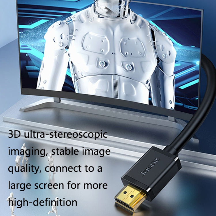 Cabo HDMI 4K de Alta Definição para Projetor Jasoz Núcleo de Cobre Livre de Oxigénio, Comprimento do Cabo:, 0,5m, 1m, 1,5m, 2m, 3m, 5m, 8m, 10m, 12m, 15m, 20m