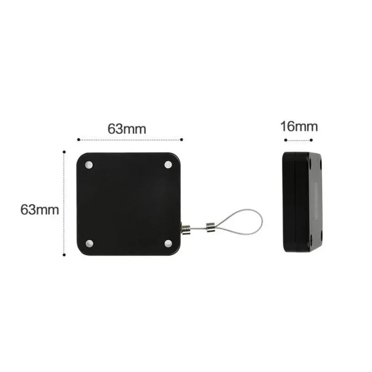 Fechador Automático de Porta P093 Telescher, Caixa Antirroubo para Porta Deslizante, Especificação: 2ª Geração Preto Cola Total 500g 1m, 2ª Geração Branco Cola Total 500g 1m, 2ª Geração Preto Cola Total 800g 1m, 2ª Geração Branco Cola Total 800g 1m