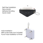 Fechador Automático de Porta P093 Telescher, Caixa Antirroubo para Porta Deslizante, Especificação: 2ª Geração Preto Cola Total 500g 1m, 2ª Geração Branco Cola Total 500g 1m, 2ª Geração Preto Cola Total 800g 1m, 2ª Geração Branco Cola Total 800g 1m