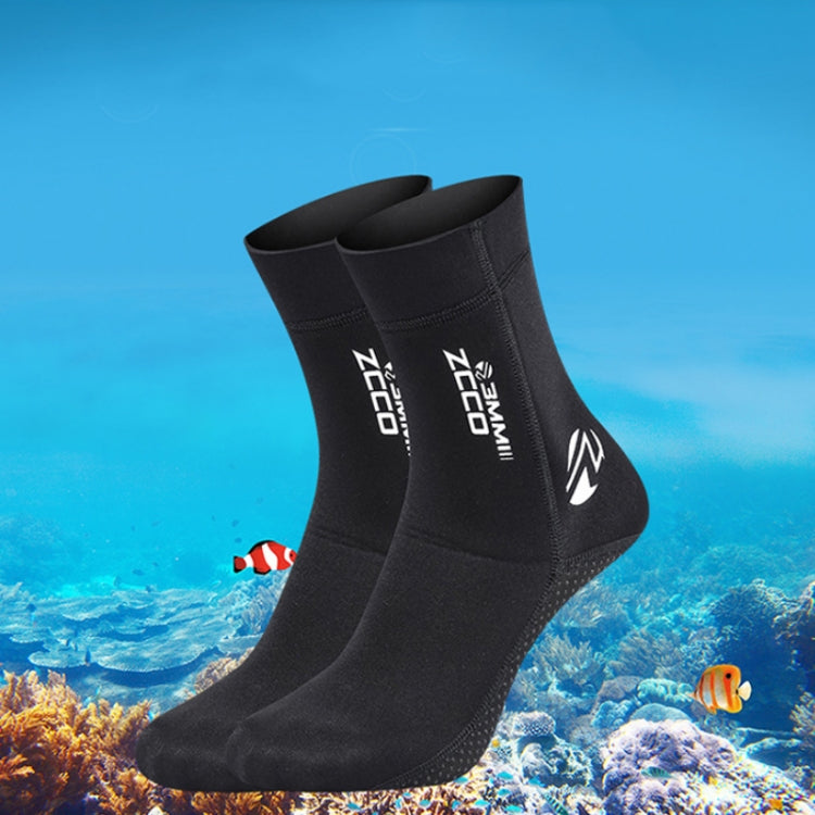 ZCCO Meias de Mergulho Antiderrapantes Quentes 3mm com Barbatanas de Tornozelo Anti-desgaste, 33-34, 35-36, 37-38, 39-40, 41-42, 43-44, 45-46