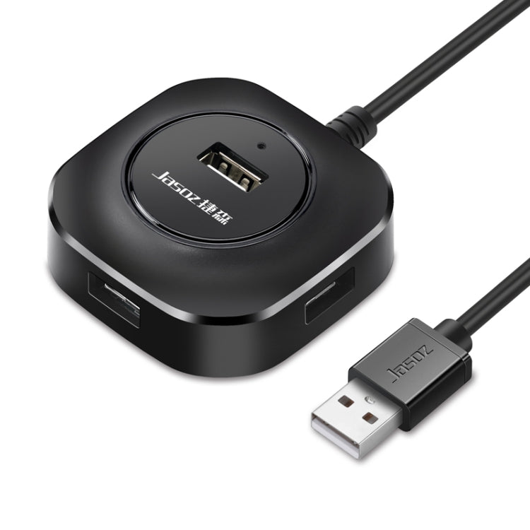 HUB USB2.0 de Alta Velocidade Jasoz 4 Portas 1 para 4, Preto 0,3m, Preto 0,5m, Preto 1,2m, Branco 0,3m, Branco 0,5m, Branco 1,2m
