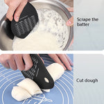 Silicone Scraper Cream Steward Scraper Butter Cut Knife Wiper, Cut Knife Wiper(Black), Cut Knife Wiper(Red)