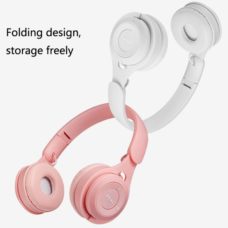 Auricular Bluetooth Sem Fios M6 Dobrável para Jogos Estéreo com Microfone