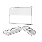 DOBE Kit de Proteção para Comandante + Punhos Esquerdo e Direito com Capa Cristal Antichoque para Switch OLED, TNS-1133B (Cor Transparente)
