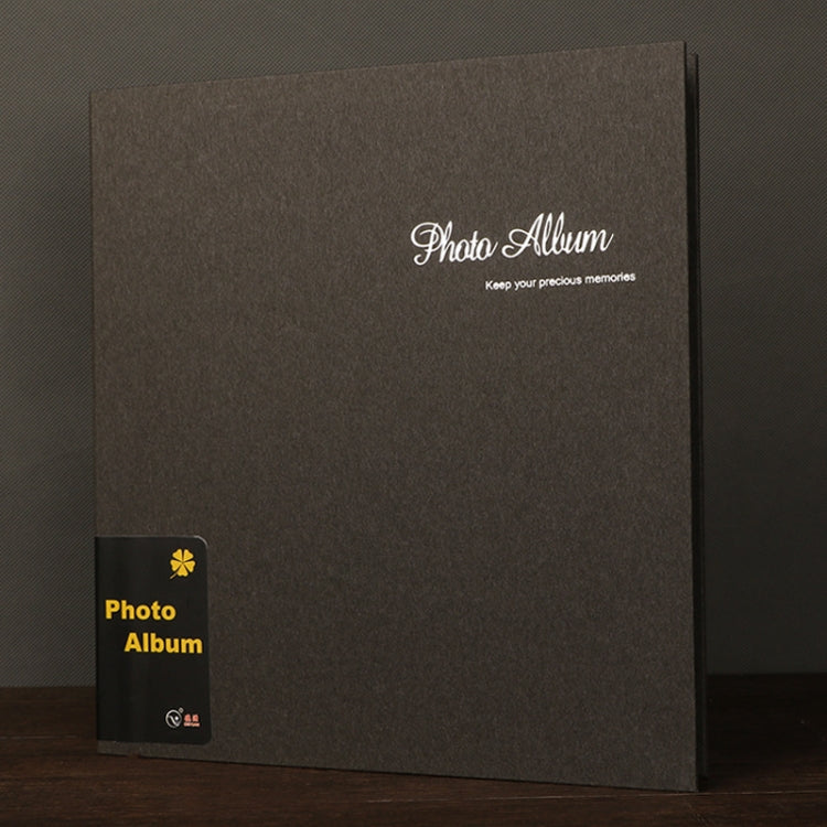 Álbum de Fotos em Filme Colado Feito à Mão em Camurça de 12 polegadas, Preto Dourado, Vermelho Poeira Familiar, Azul Persa, Cinzento Café Premium, Ano Dourado