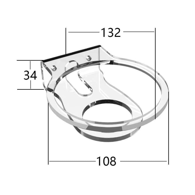 JP02Y Suporte de acrílico de parede / secretária para Apple HomePod Mini, para Apple HomePod Mini