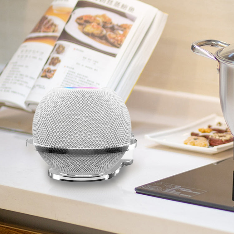 JP02Y Suporte de acrílico de parede / secretária para Apple HomePod Mini, para Apple HomePod Mini